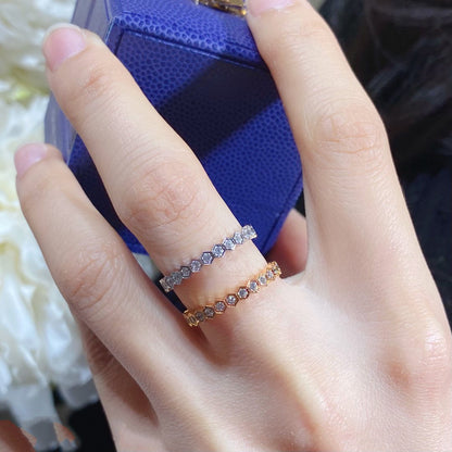 [Glitter Jewelry]BEE LOVE DIAMOND PAVED SMALL RING