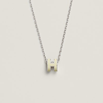 [Glitter Jewelry]HM CLIC YELLOW ENAMEL GOLD NECKLACE