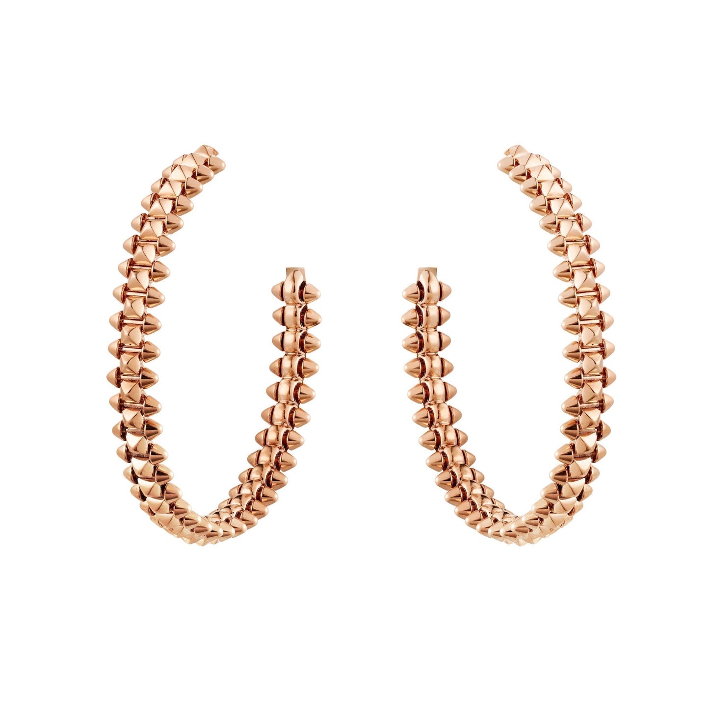 [Glitter Jewelry]CLASH LARGE HOOP EARRINGS
