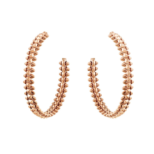 [Glitter Jewelry]CLASH LARGE HOOP EARRINGS