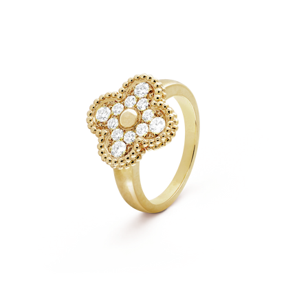 [Glitter Jewelry]CLOVER DIAMOND RING