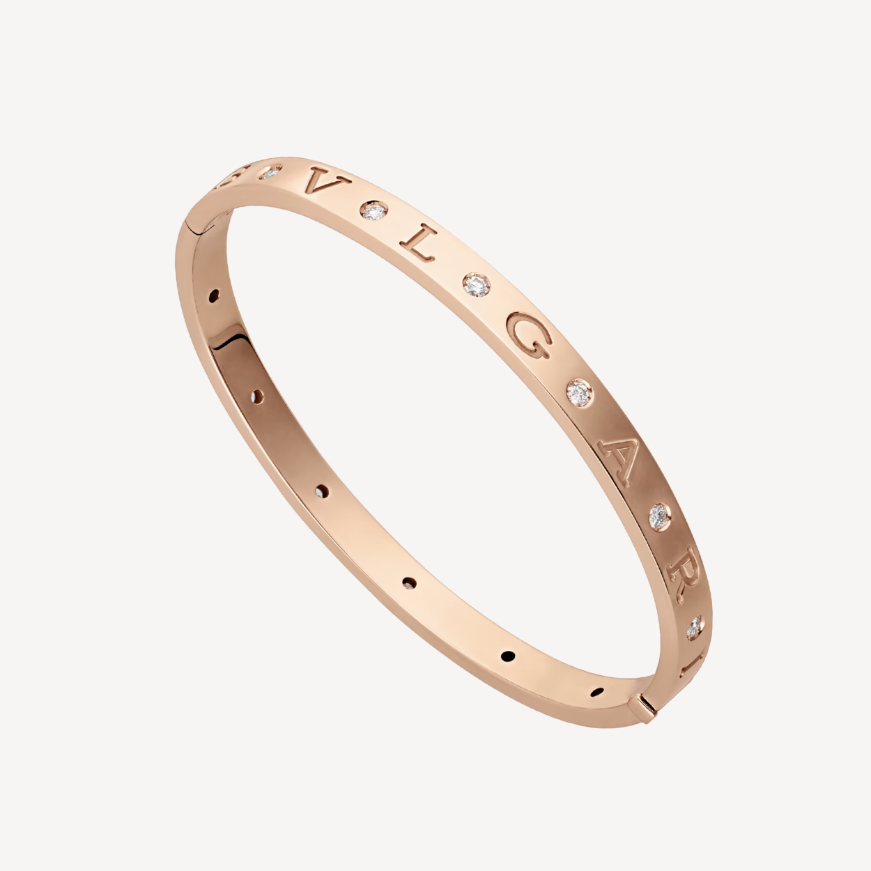 [Glitter Jewelry]ZERO 1 PINK GOLD 12 DIAMONDS BRACELET