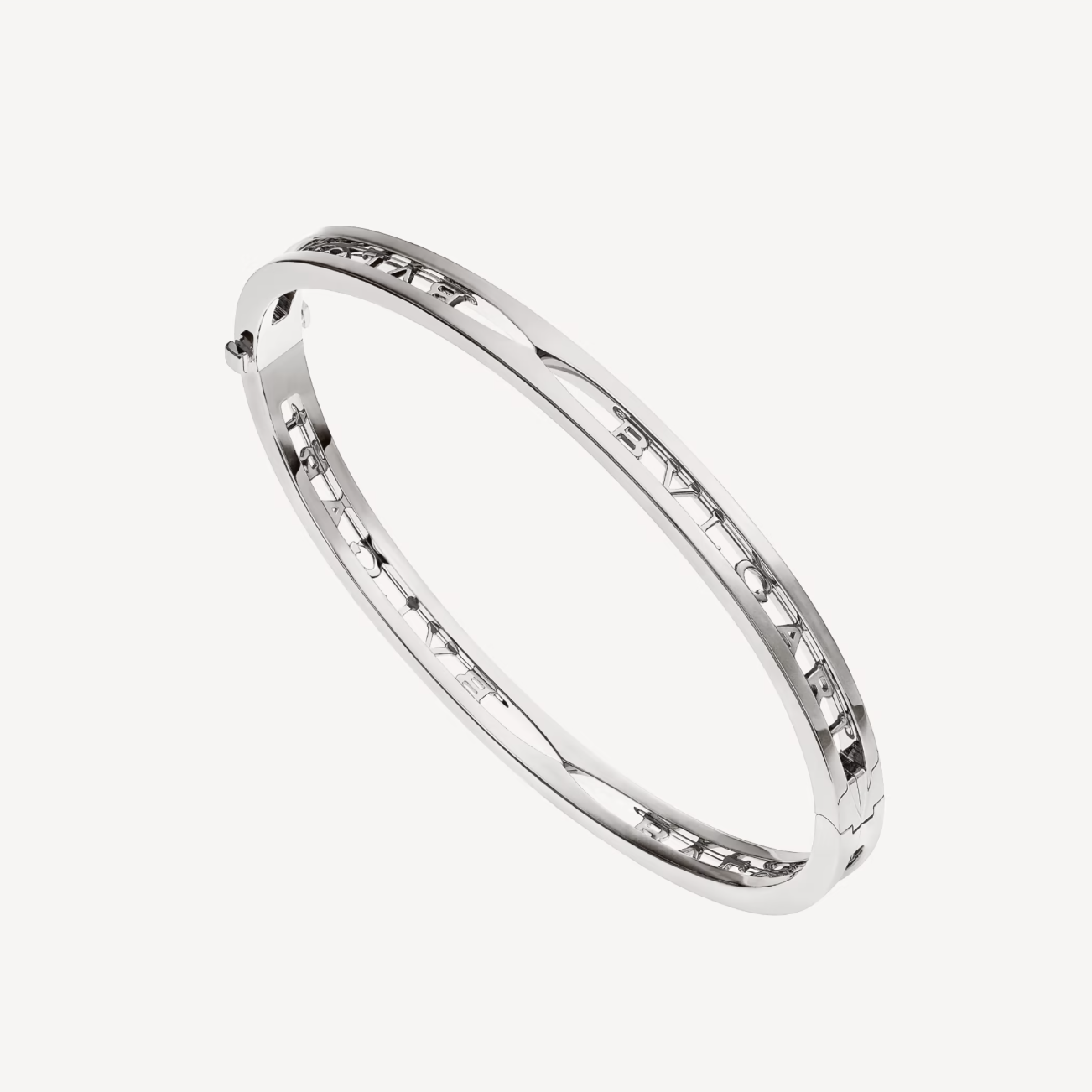 [Glitter Jewelry]ZERO 1 SPIRAL LOGO SILVER BRACELET