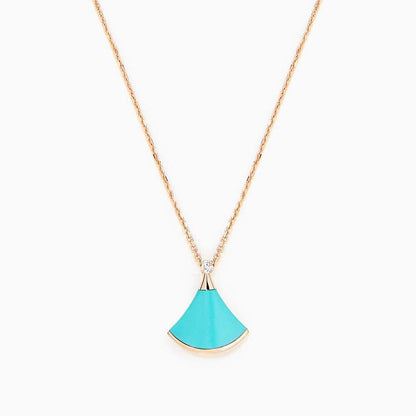 [Glitter Jewelry]DREAM NECKLACE TURQUOISE PINK GOLD
