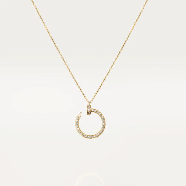 [Glitter Jewelry]JUSTE NECKLACE GOLD DIAMONDS