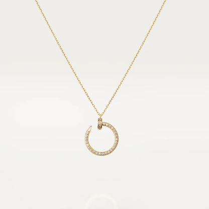 [Glitter Jewelry]JUSTE NECKLACE GOLD DIAMONDS