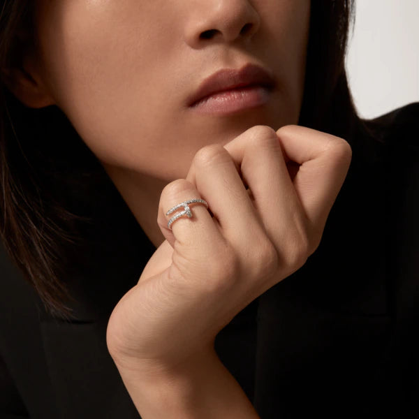 [Glitter Jewelry]JUSTE RING 1.8MM SILVER DIAMONDS