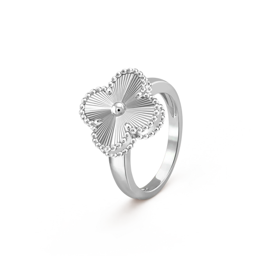 [Glitter Jewelry]CLOVER SILVER RING