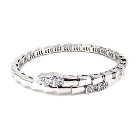 [Glitter Jewelry]SERPENTI BRACELET DIAMONDS SILVER