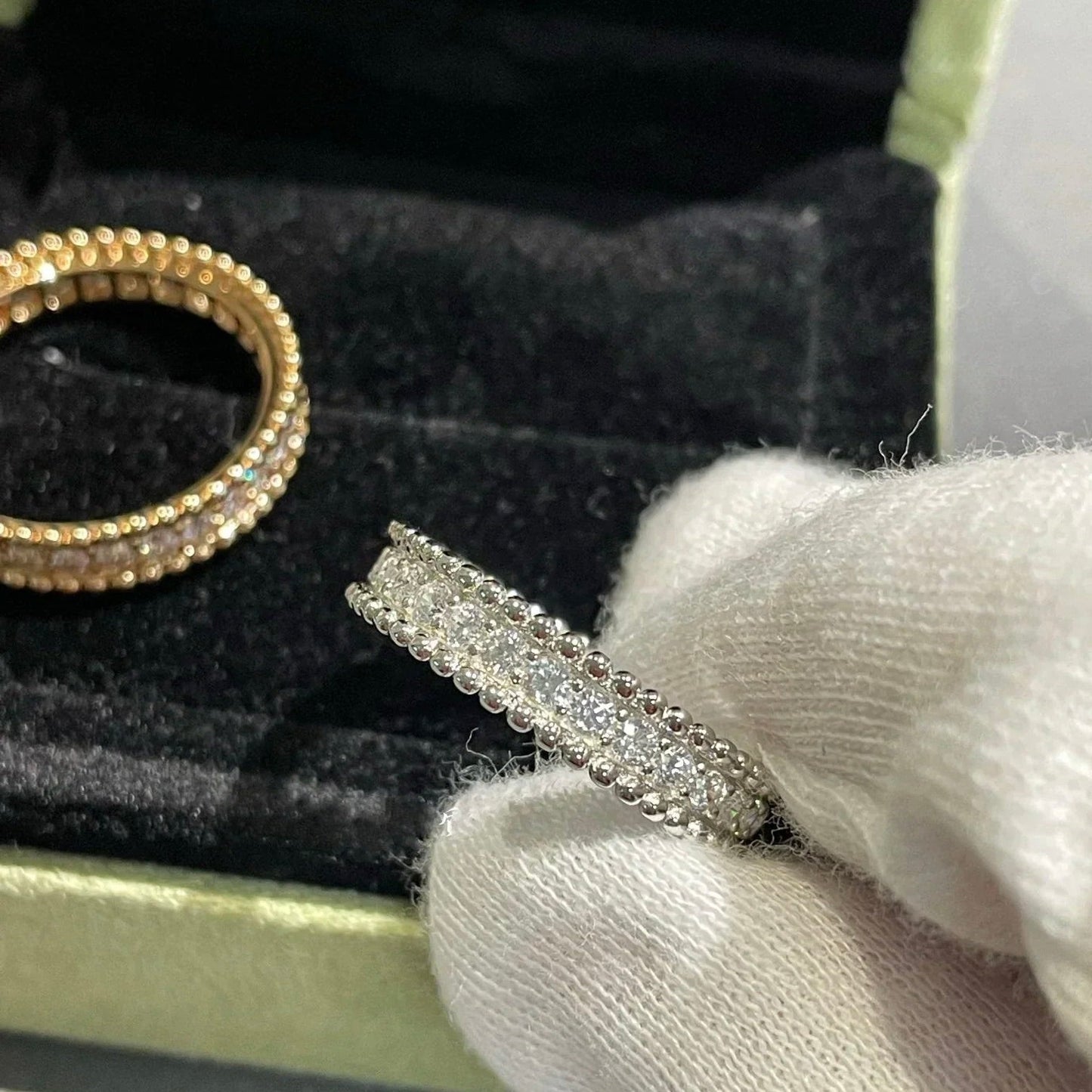 [Glitter Jewelry]PERLEE DIAMOND ROSE GOLD RING