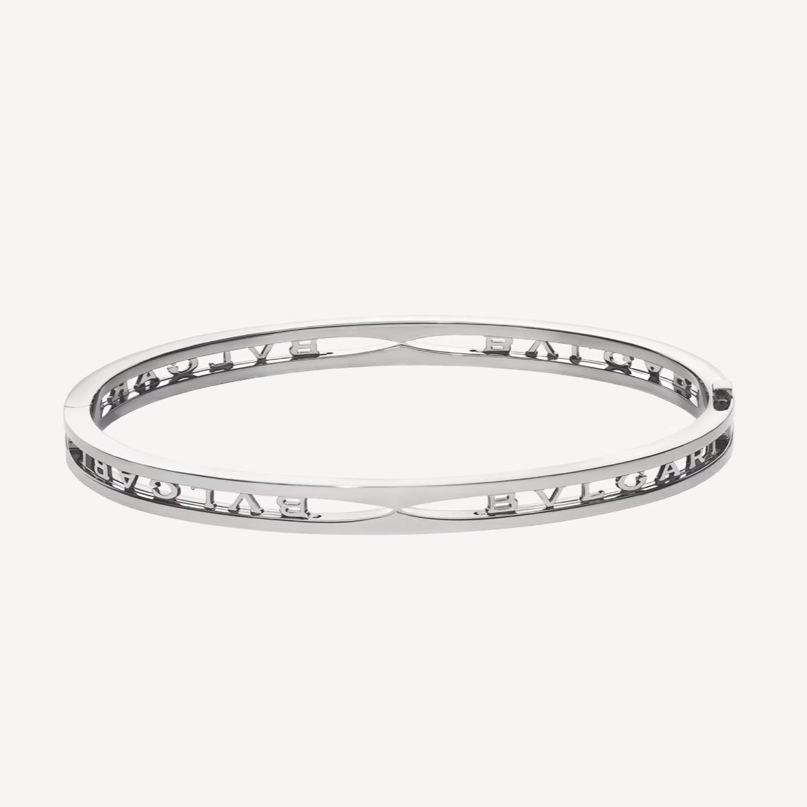 [Glitter Jewelry]ZERO 1 SPIRAL LOGO SILVER BRACELET