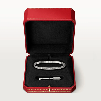 [Glitter Jewelry]LOVE BRACELET 3.65MM DIAMOND-PAVED