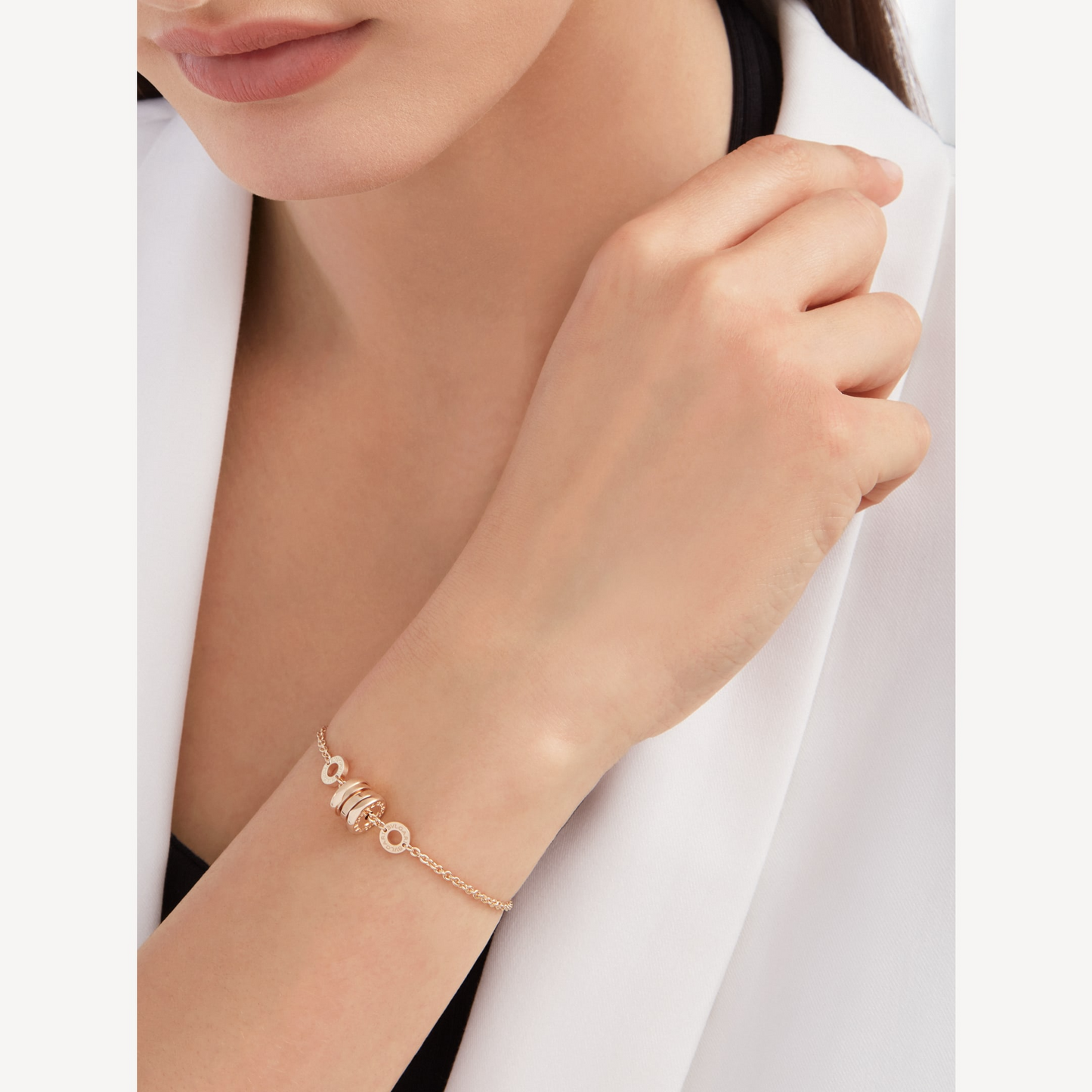 [Glitter Jewelry]ZERO 1 SOFT PINK GOLD BRACELET