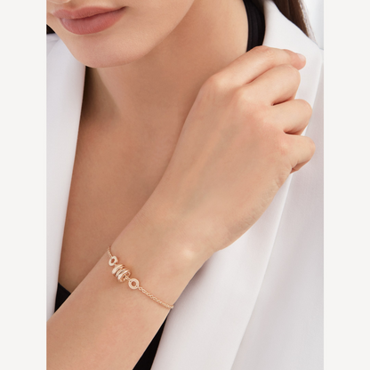 [Glitter Jewelry]ZERO 1 SOFT PINK GOLD BRACELET