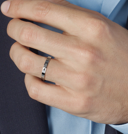 [Glitter Jewelry]ALLIANCE LIENS VIDENCE 3MM RING