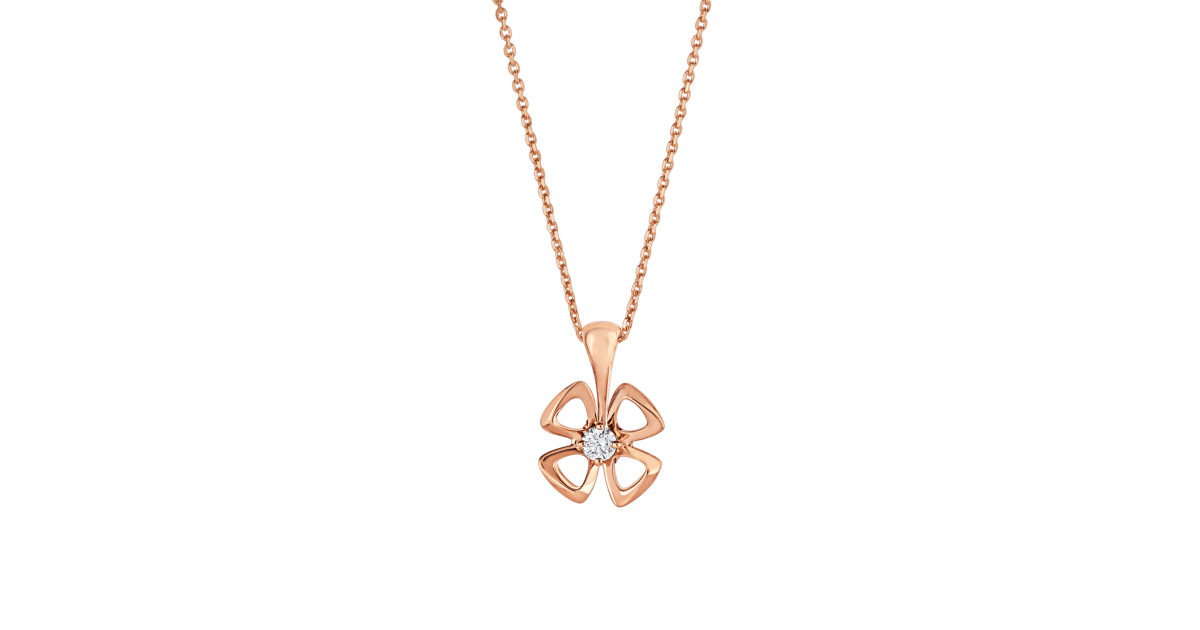 [Glitter Jewelry]FIOREVER NECKLACE DIAMOND CENTER