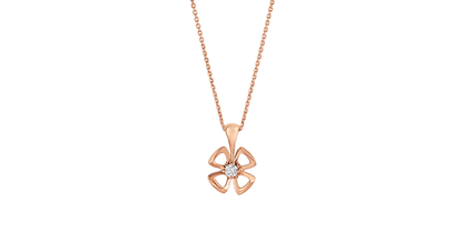 [Glitter Jewelry]FIOREVER NECKLACE DIAMOND CENTER