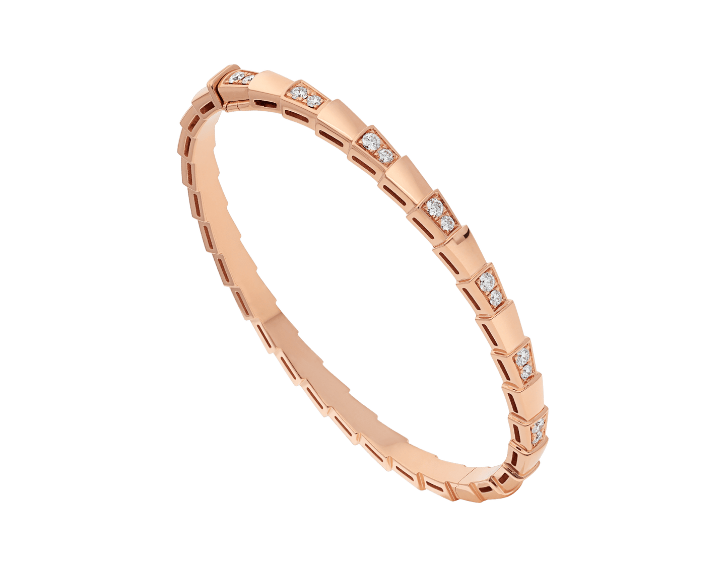 [Glitter Jewelry]SERPENTI BRACELET PINK GOLD DIAMOND