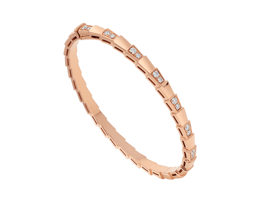 [Glitter Jewelry]SERPENTI BRACELET PINK GOLD DIAMOND