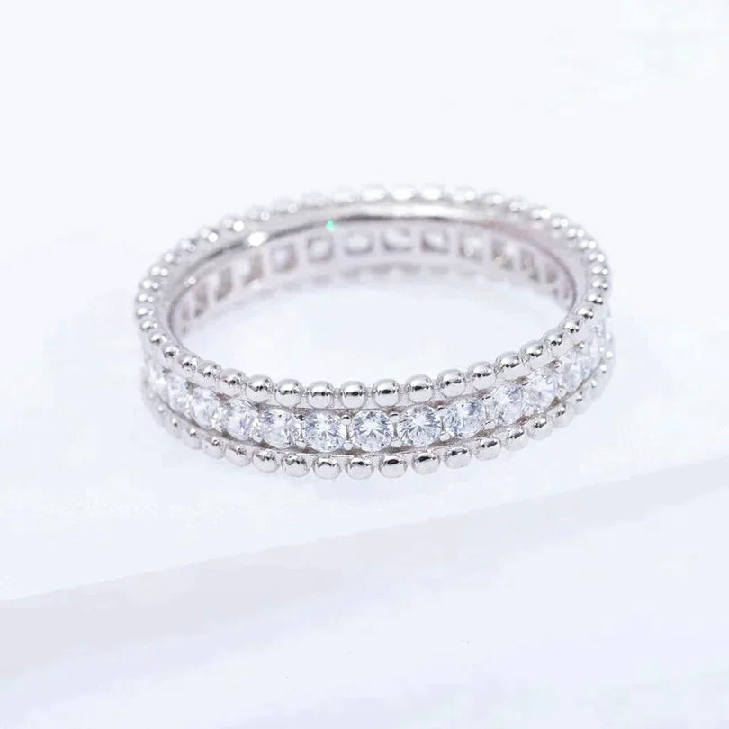[Glitter Jewelry]PERLEE DIAMOND SILVER RING