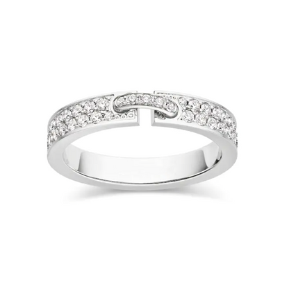 [Glitter Jewelry]ALLIANCE LIENS VIDENCE PAVED DIAMOND 4MM RING