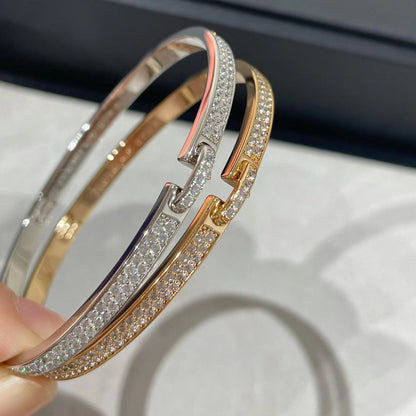 [Glitter Jewelry]LIENS VIDENCE DIAMOND PAVED BRACELET