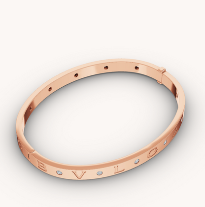 [Glitter Jewelry]ZERO 1 PINK GOLD 12 DIAMONDS BRACELET