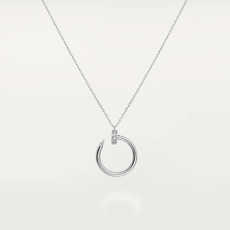 [Glitter Jewelry]JUSTE NECKLACE SILVER