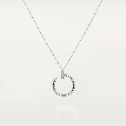 [Glitter Jewelry]JUSTE NECKLACE SILVER