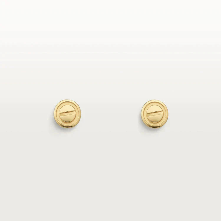 [Glitter Jewelry]LOVE EARRINGS GOLD 10MM