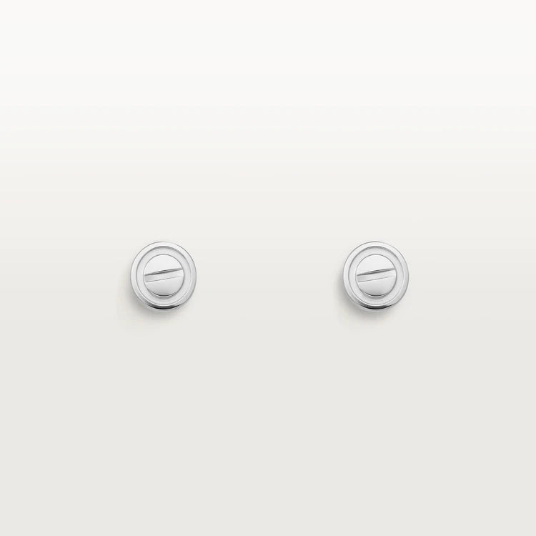 [Glitter Jewelry]LOVE EARRINGS SILVER 10MM