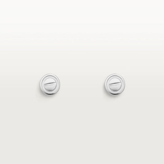 [Glitter Jewelry]LOVE EARRINGS SILVER 10MM