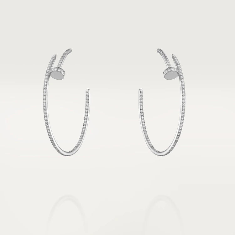 [グリッタージュエリー]JUSTE イヤリング フルダイヤモンド 1.8mm