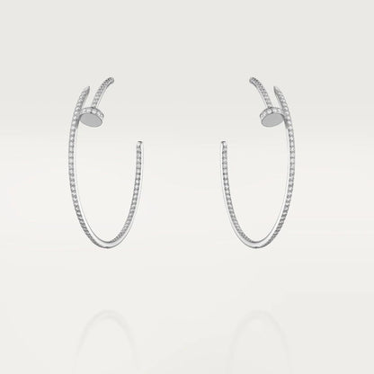 [グリッタージュエリー]JUSTE イヤリング フルダイヤモンド 1.8mm