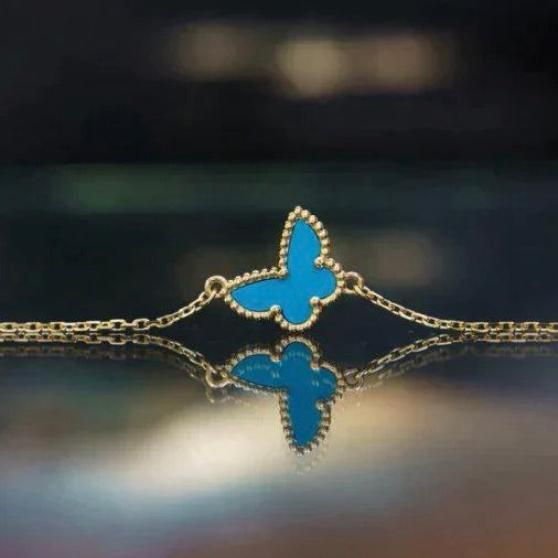 [Glitter Jewelry]BUTTERFLY TURQUOISE BUTTERFLY BRACELET