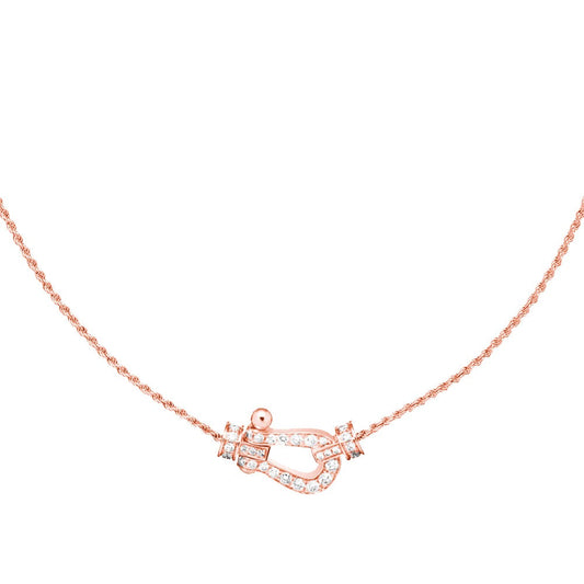 [Glitter Jewelry]FORCE 10 PINK GOLD DIAMOND NECKLACE