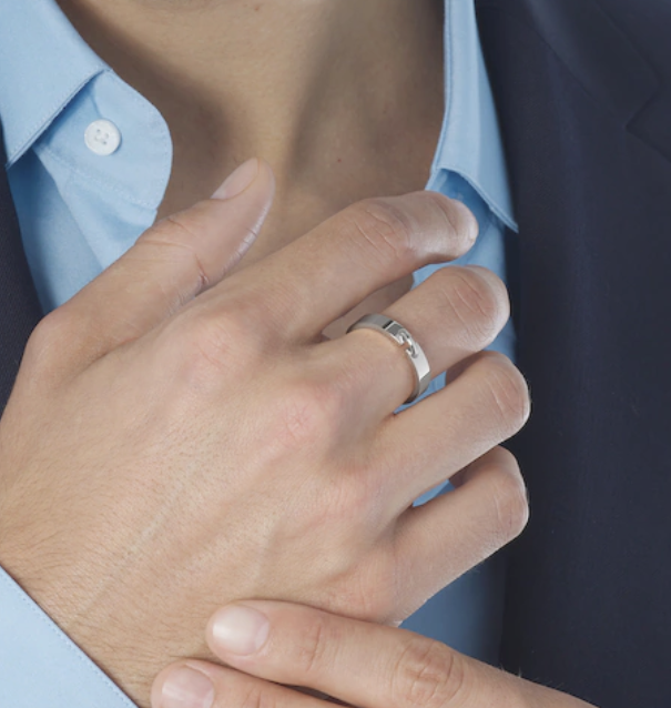 [Glitter Jewelry]ALLIANCE LIENS VIDENCE 4MM RING