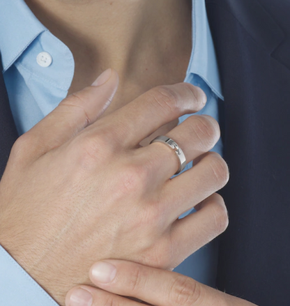 [Glitter Jewelry]ALLIANCE LIENS VIDENCE 4MM RING