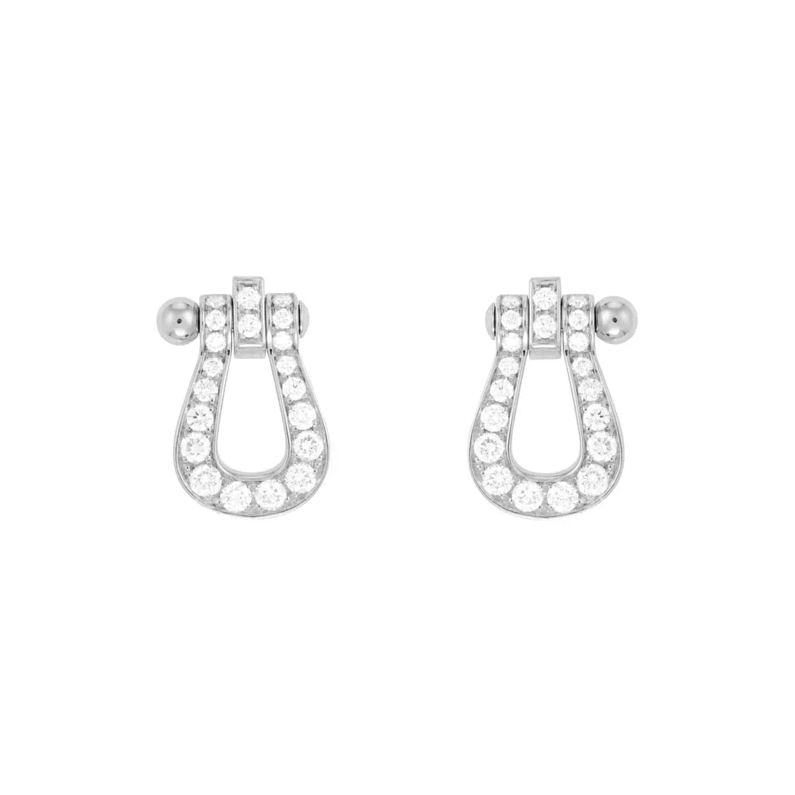 [Glitter Jewelry]FORCE 10 FULL DIAMOND STUD EARRINGS MINI MODEL