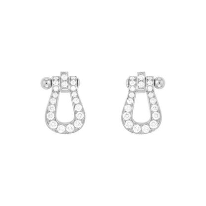 [Glitter Jewelry]FORCE 10 FULL DIAMOND STUD EARRINGS MINI MODEL