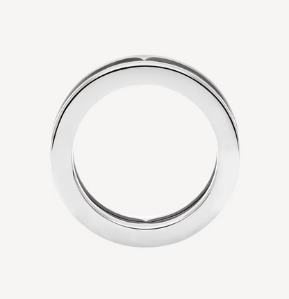 [Glitter Jewelry]ZERO 1 ONE-BAND WITH OPENWORK LOGO SPIRAL RING