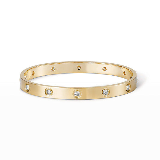 [Glitter Jewelry]LOVE BRACELET 6.1MM 10 DIAMONDS