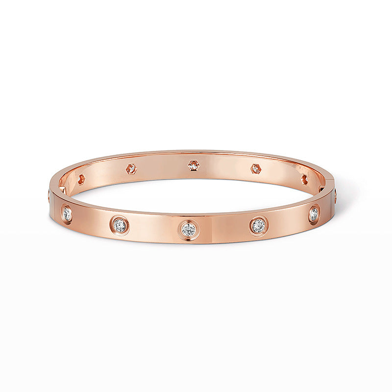[Glitter Jewelry]LOVE BRACELET 6.1MM 10 DIAMONDS