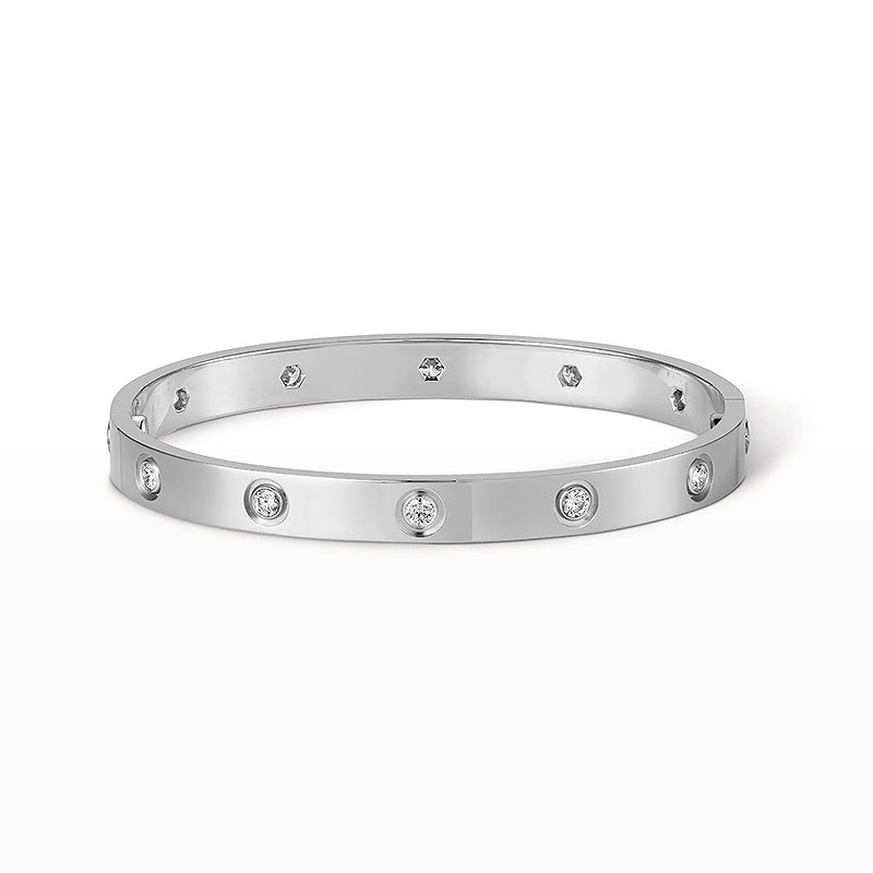 [Glitter Jewelry]LOVE BRACELET 6.1MM 10 DIAMONDS