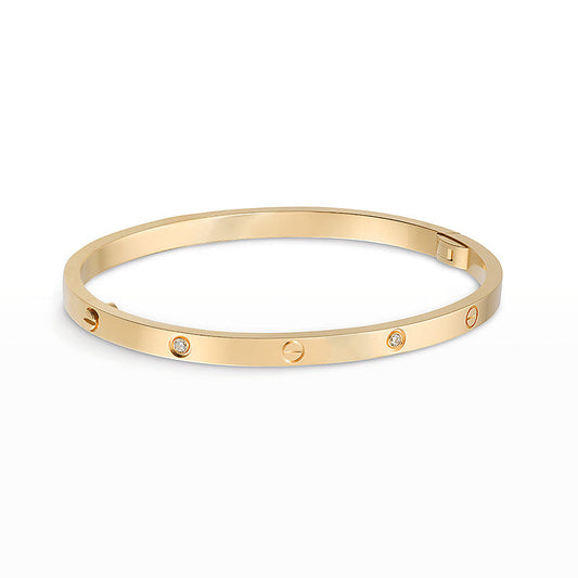 [Glitter Jewelry]LOVE BRACELET 3.65MM 6 DIAMONDS