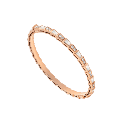 [Glitter Jewelry]SERPENTI BRACELET PINK GOLD MOP DIAMOND