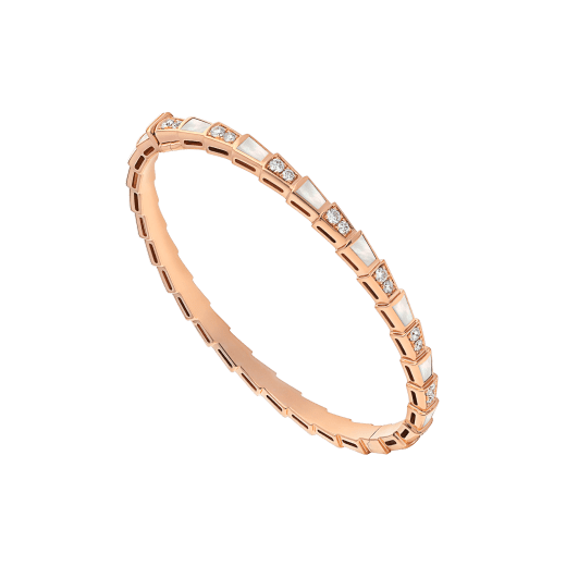 [Glitter Jewelry]SERPENTI BRACELET PINK GOLD MOP DIAMOND