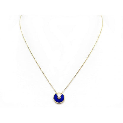 [Glitter Jewelry]AMULETTE ROSE GOLD AGATE NECKLACE