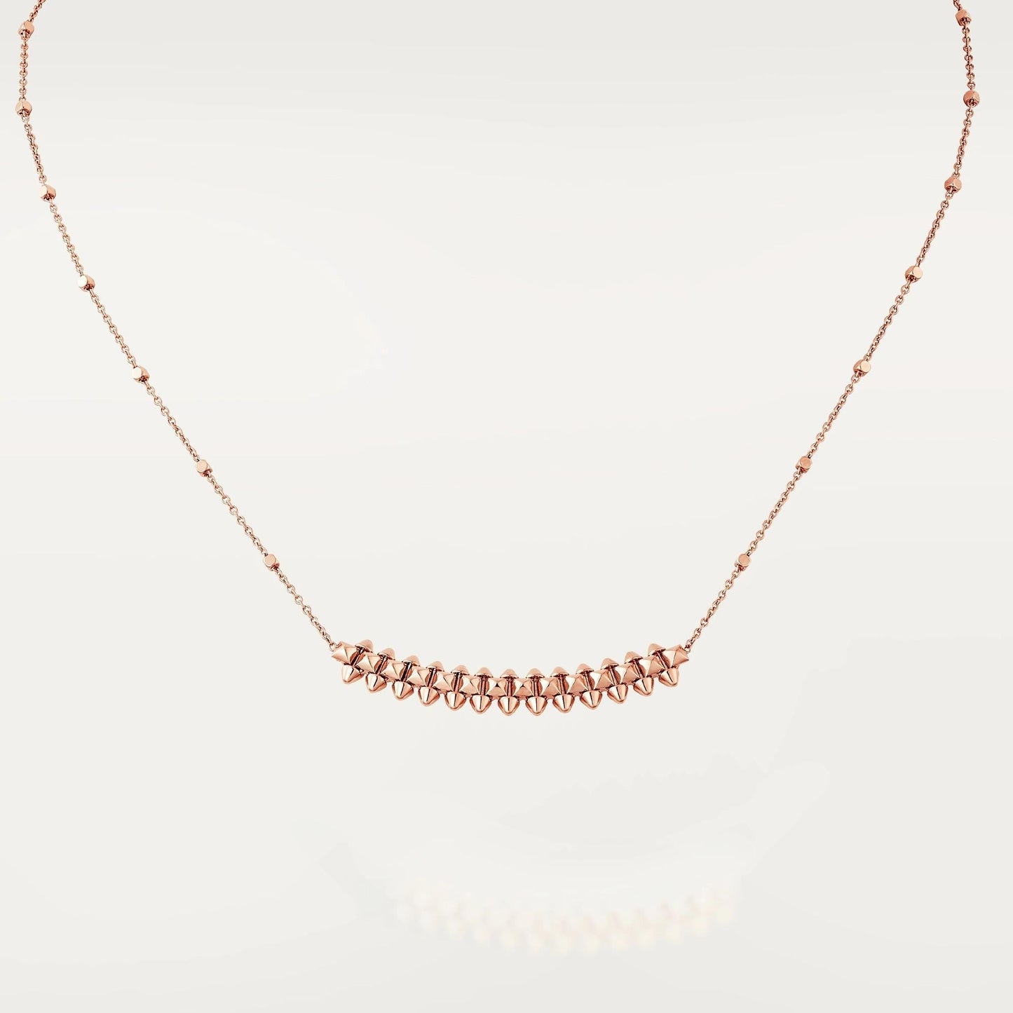 [Glitter Jewelry]CLASH PINK GOLD NECKLACE