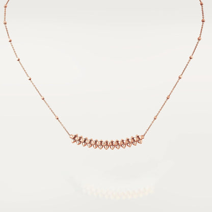 [Glitter Jewelry]CLASH PINK GOLD NECKLACE